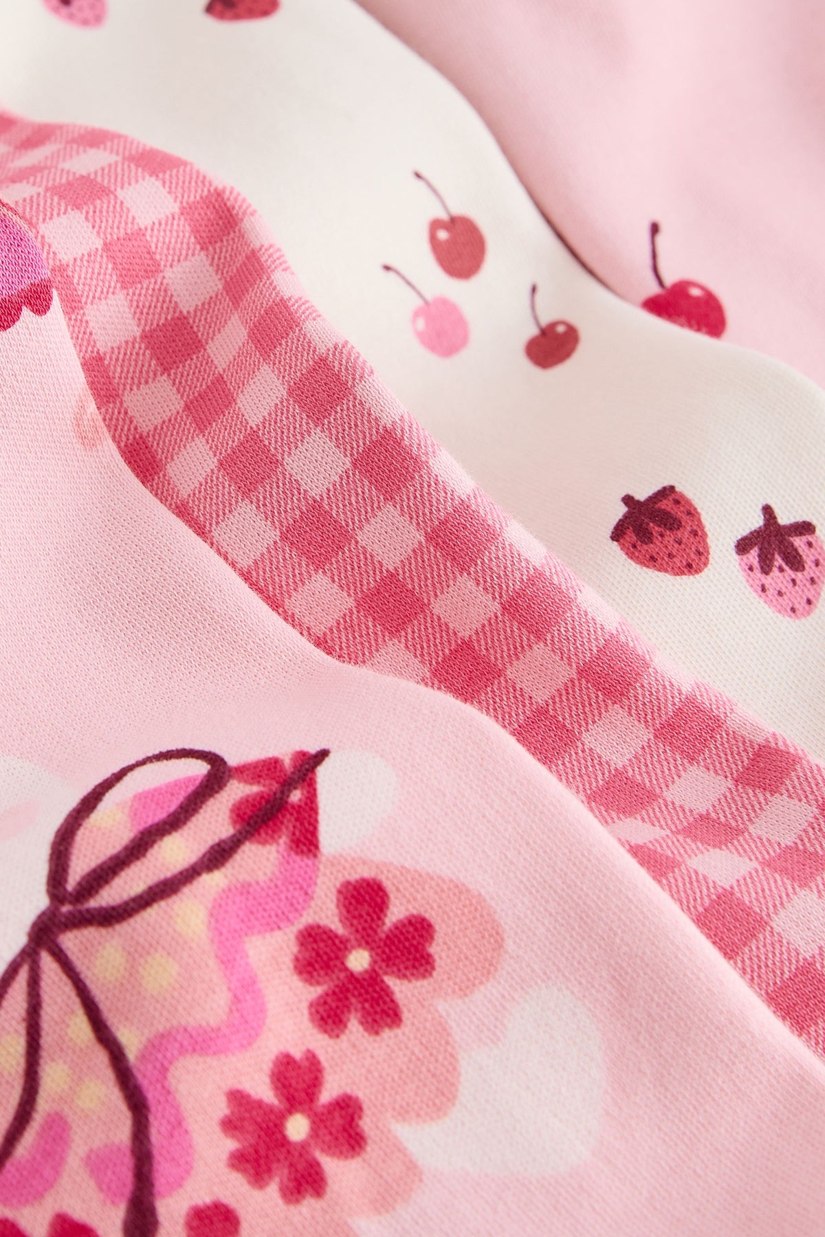 Set 3 pijamale mulate – roz, fete, 9-12 luni - 11-12 ani, NEXT - imagine 10