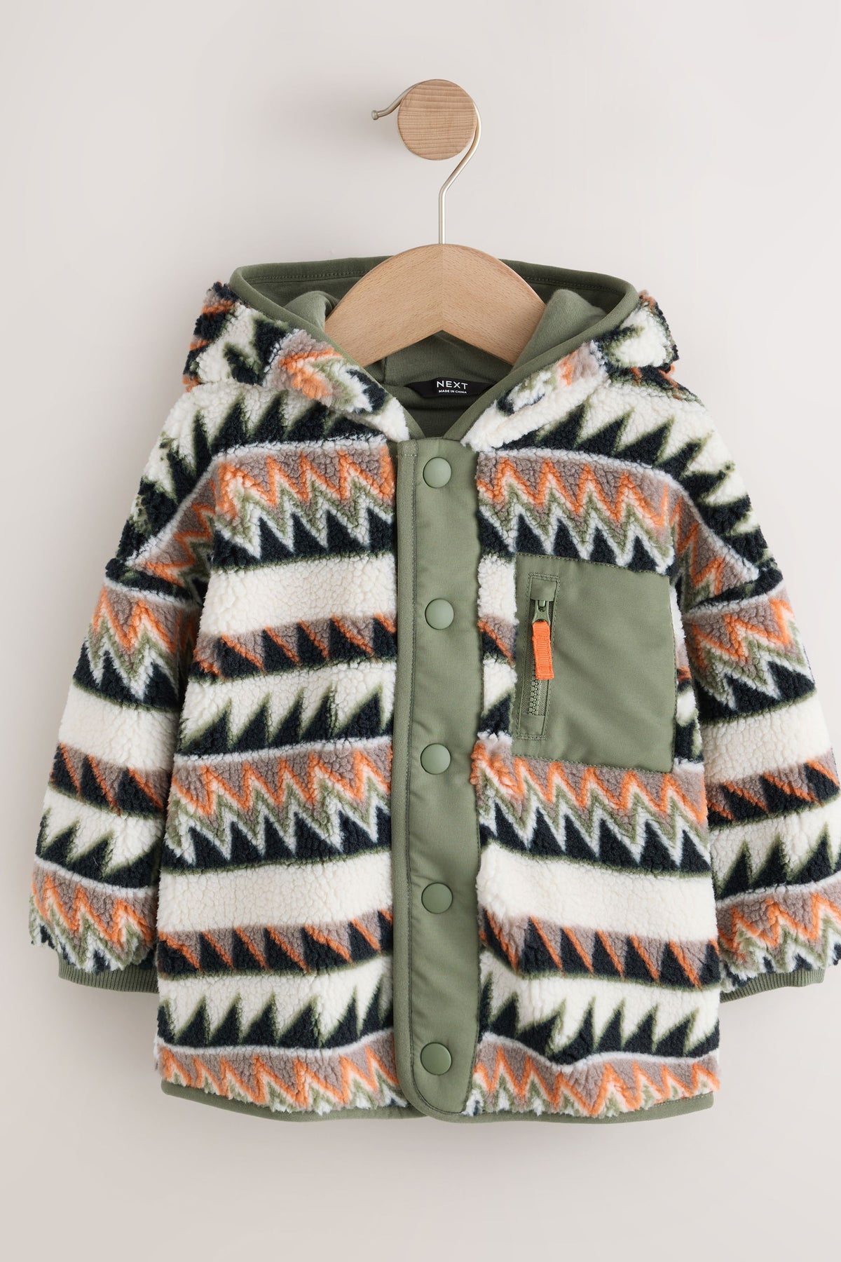 Bluză din polar cu imprimeu aztec integral – multicolor, băieți, 3-6 luni - 6-7 ani, NEXT - imagine 4