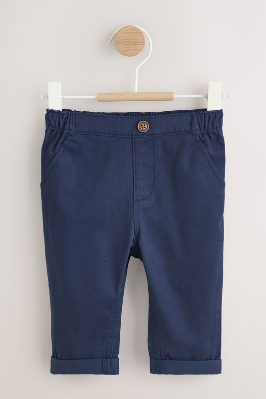 Pantaloni chino pentru bebeluși – bleumarin, NEXT