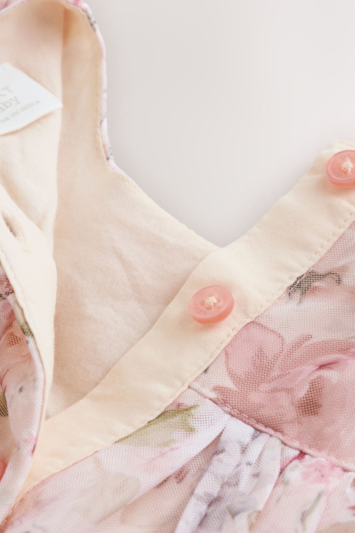 Rochie din tul cu flori pentru bebeluși – roz, NEXT