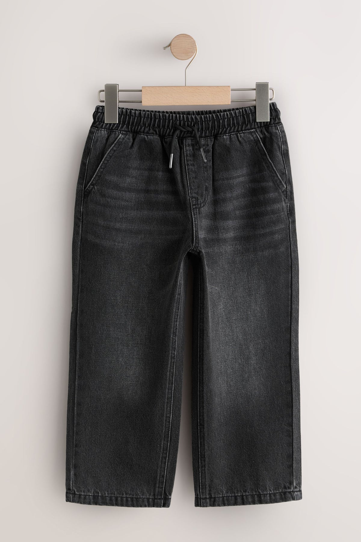 Jeans Negri Spălați cu Croială Largă - Negri Spălați, Băieți, 3 ani - 16 ani, NEXT - imagine 7