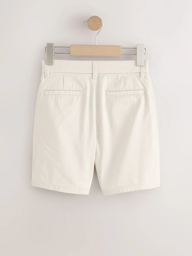 Pantaloni scurți chino din material ușor - bej, NEXT