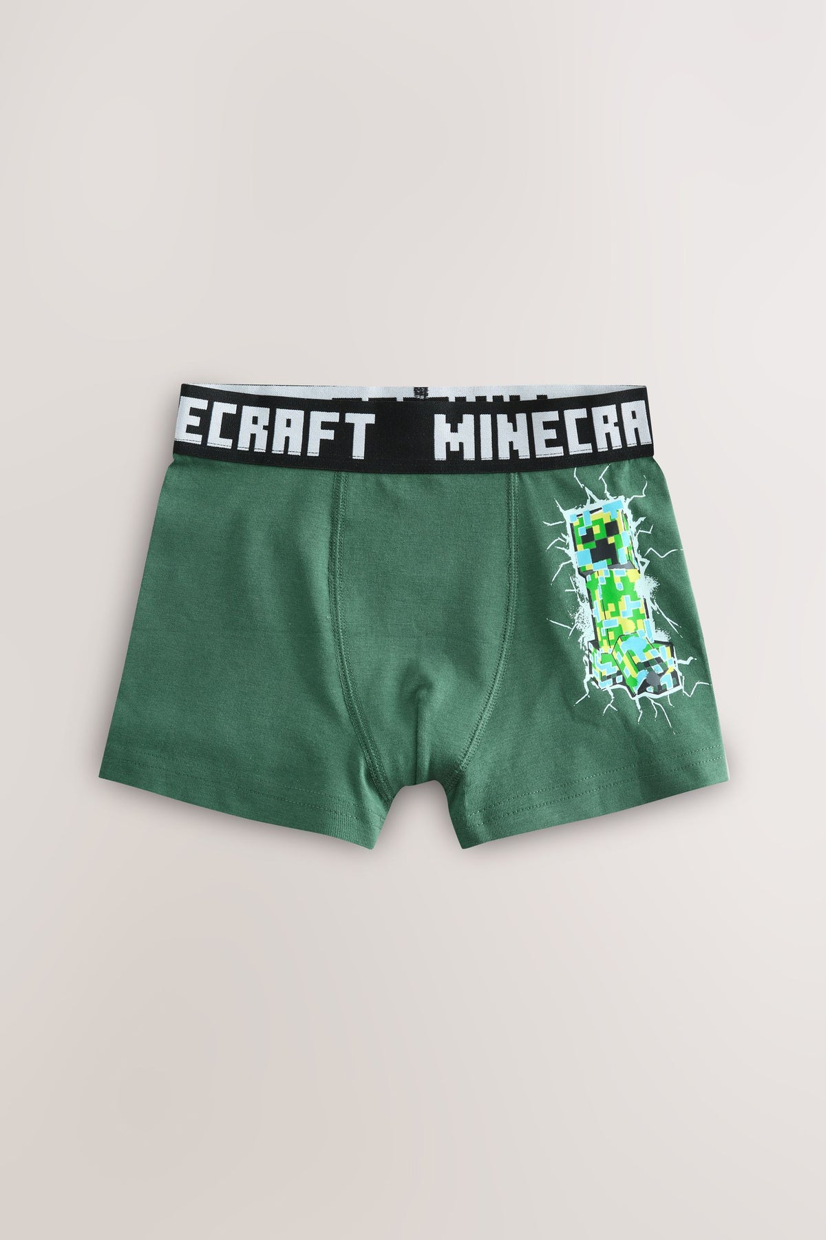 Set 7 boxeri pentru băieți Minecraft - verzi/negru, NEXT