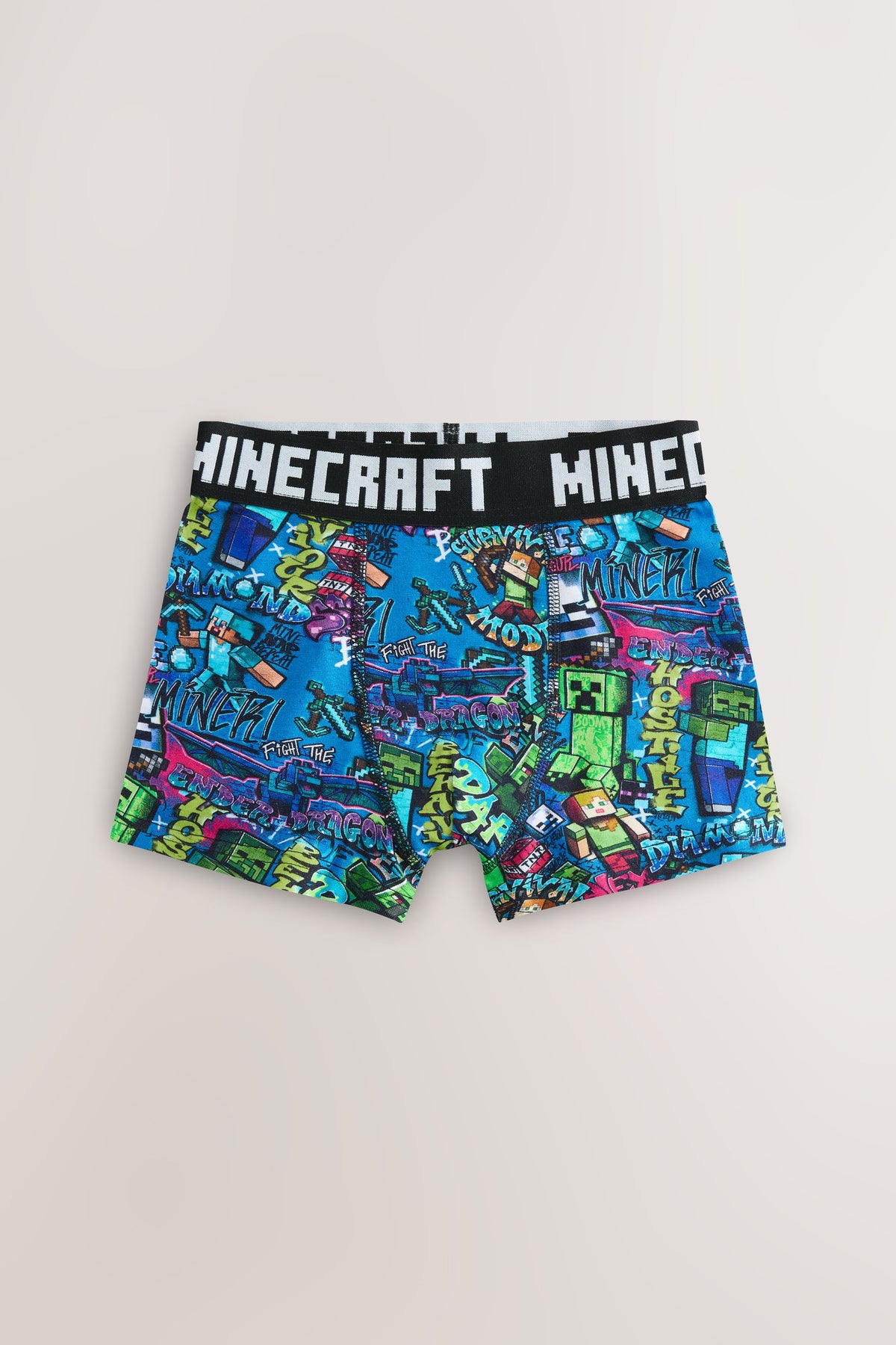 Set 7 boxeri pentru băieți Minecraft - verzi/negru, NEXT