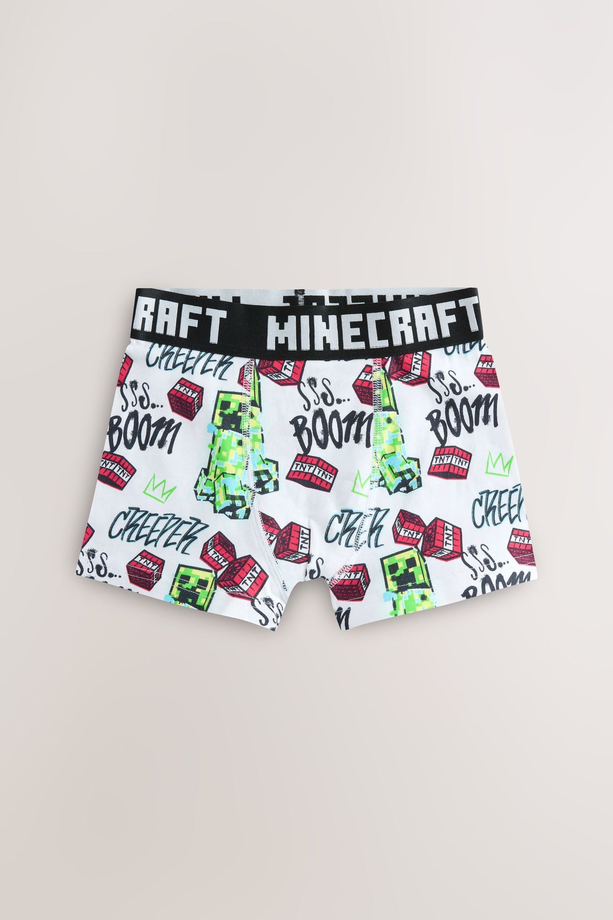 Set 7 boxeri pentru băieți Minecraft - verzi/negru, NEXT