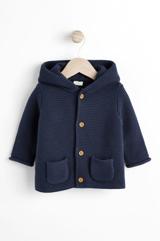 Cardigan tricotat pentru bebeluși – bleumarin, NEXT