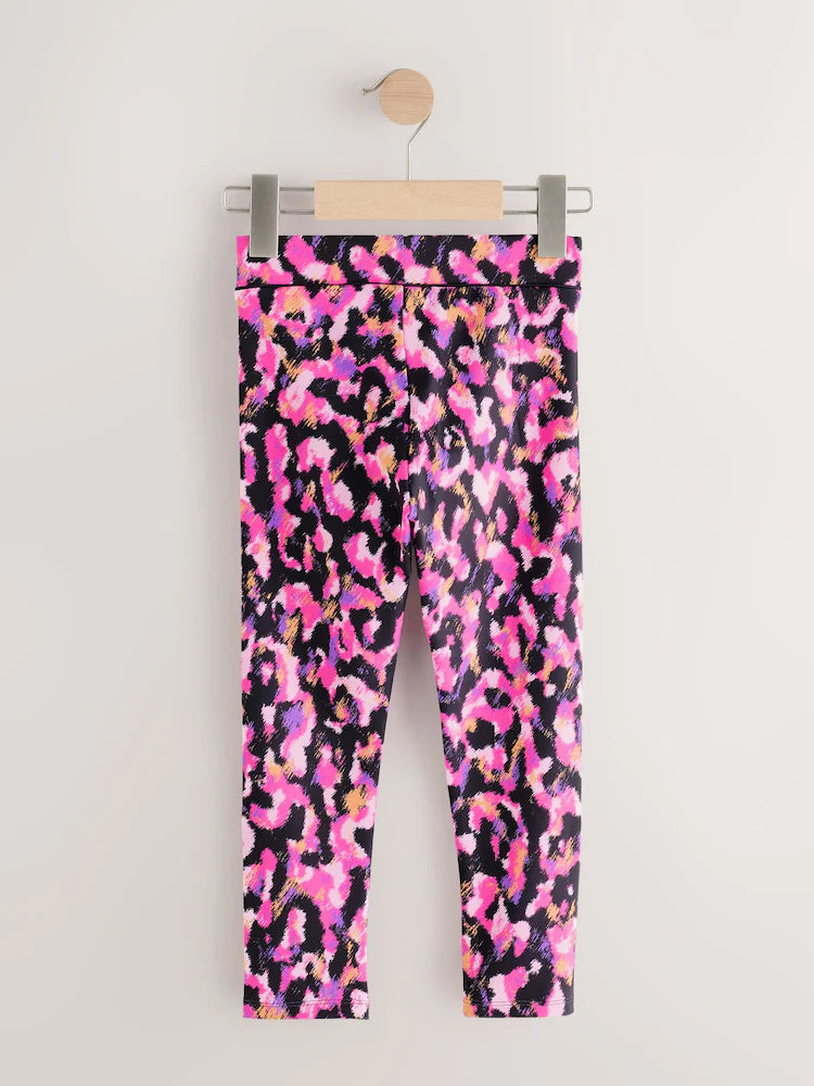 Colanți sport cu imprimeu animal print – animal print, fete, 3 ani - 14 ani, NEXT