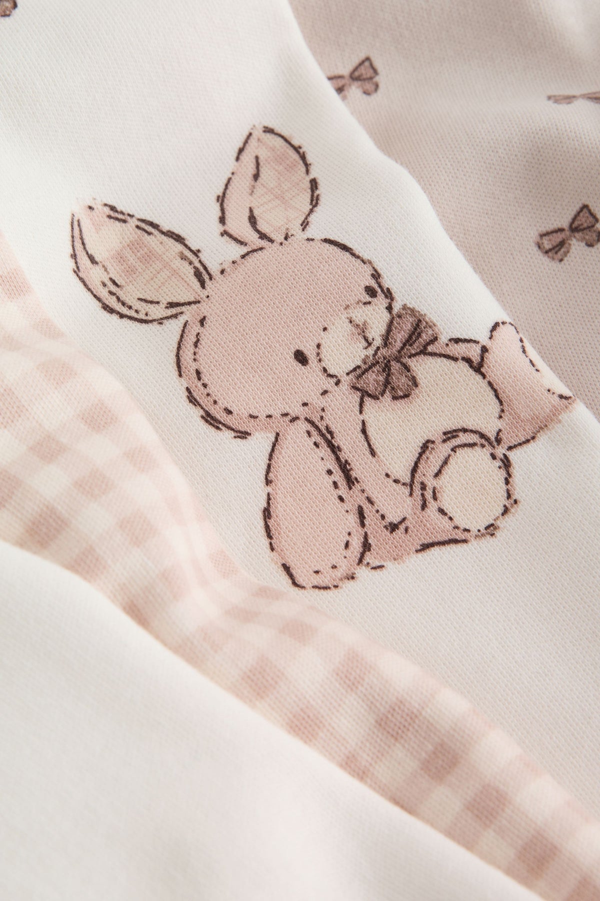 Pijamale Snuggle cu Imprimare Iepuraș Neutru Set de 3 - Neutru, Fete, 9-12 luni - 11-12 ani, NEXT - imagine 6