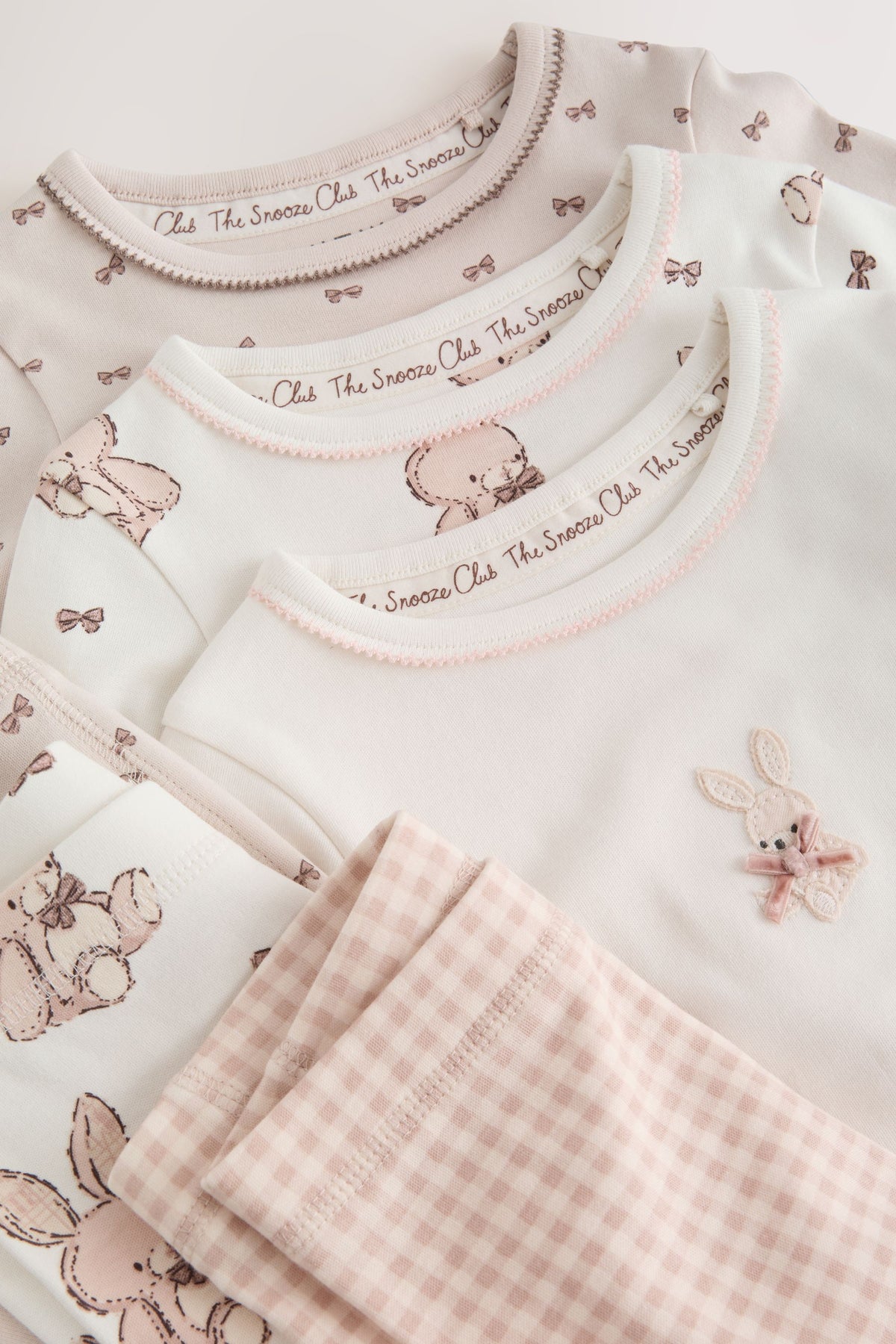 Pijamale Snuggle cu Imprimare Iepuraș Neutru Set de 3 - Neutru, Fete, 9-12 luni - 11-12 ani, NEXT - imagine 7