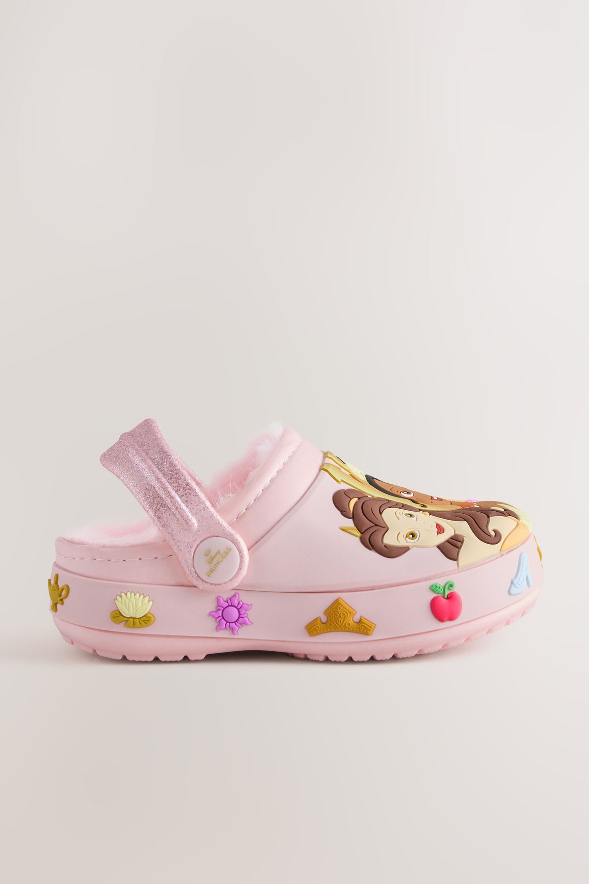 Papuci de casă tip saboți Disney Princess, căptușiți – roz, fete, UE 19 - UE 30.5, NEXT - imagine 4