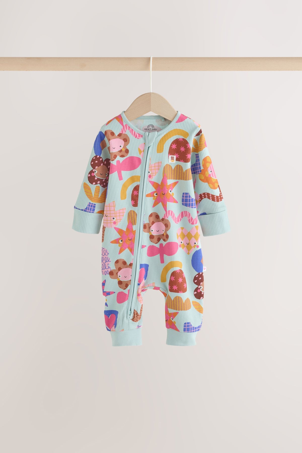 Set 3 salopete de dormit pentru bebeluși, cu stele și fermoar dublu – multicolor, nou-născuți, mărime inițială - 2-3 ani, NEXT - imagine 11