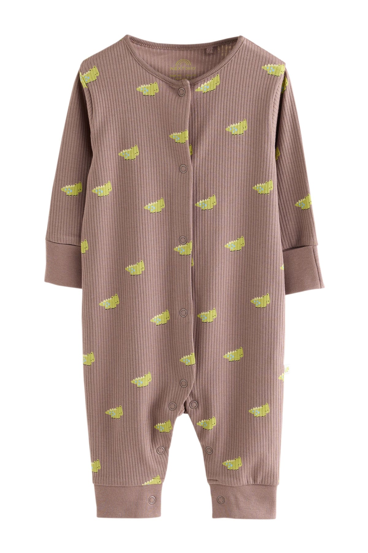 Multi Two Way Zip Baby Sleepsuits 4 Pack - Multi, Newborn, First Size - 2-3 Yrs, NEXT - imagine 3