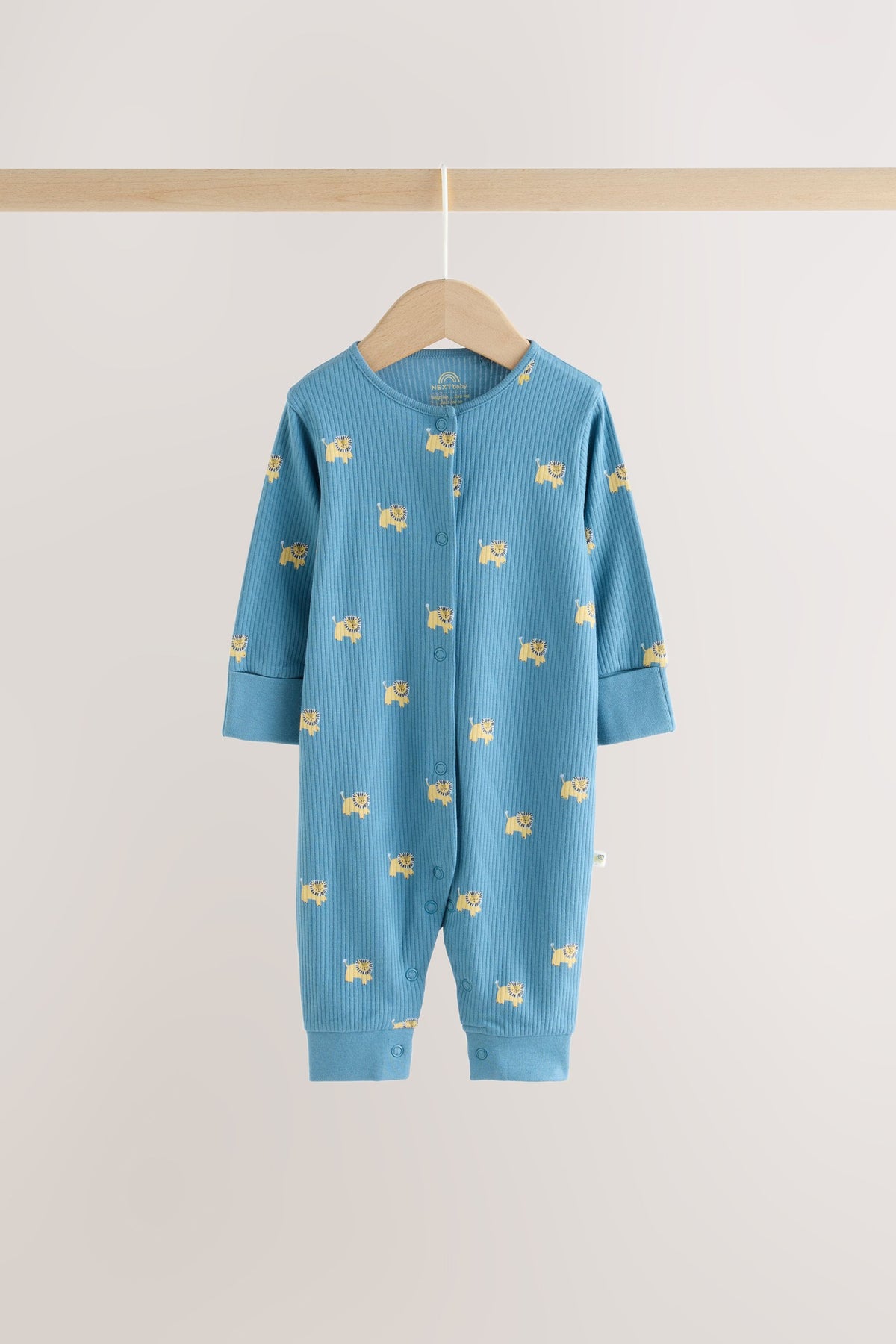 Multi Two Way Zip Baby Sleepsuits 4 Pack - Multi, Newborn, First Size - 2-3 Yrs, NEXT - imagine 14