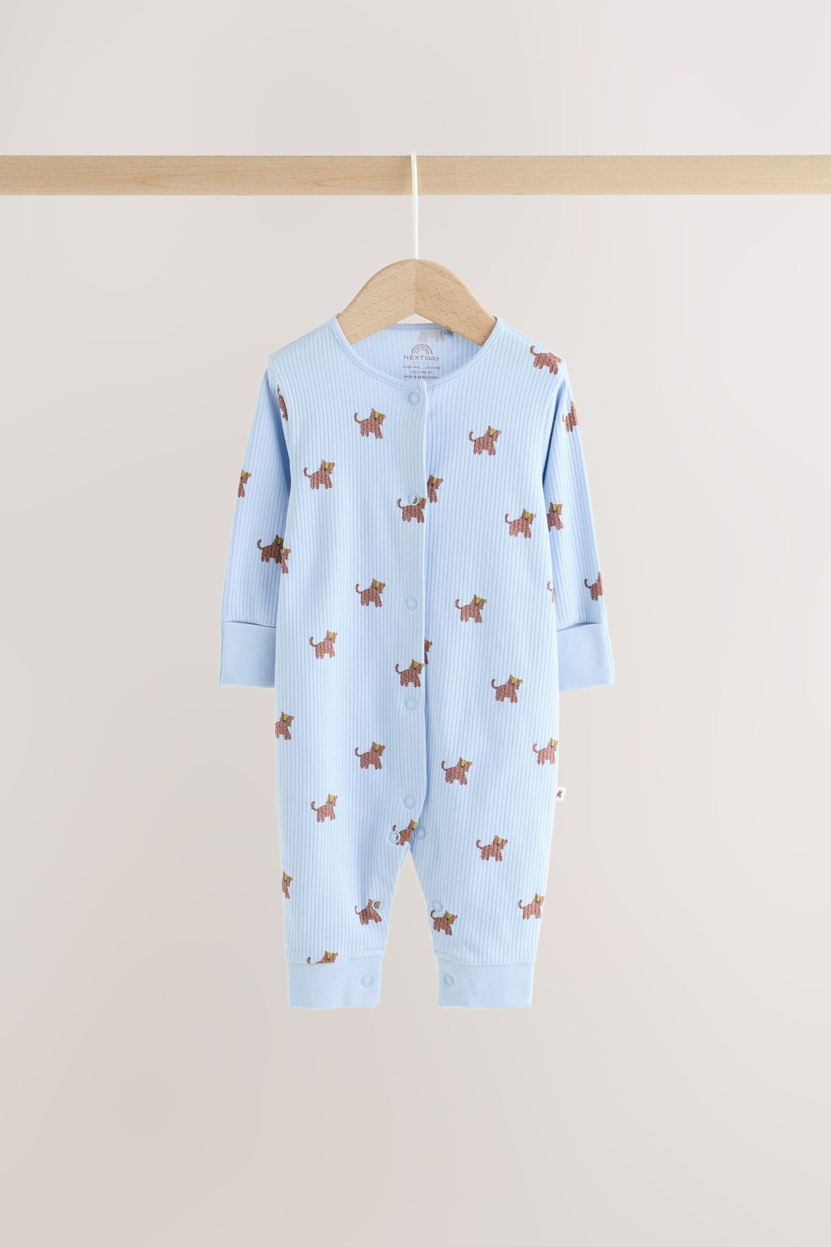 Multi Two Way Zip Baby Sleepsuits 4 Pack - Multi, Newborn, First Size - 2-3 Yrs, NEXT - imagine 16