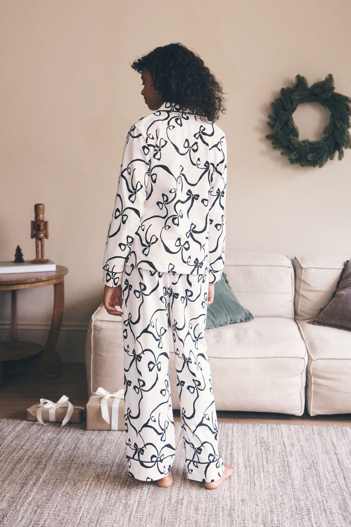 Pijamale cu butoni albi/negru din jerse - Multi, Fete, 3 ani - 16 ani, NEXT - imagine 5