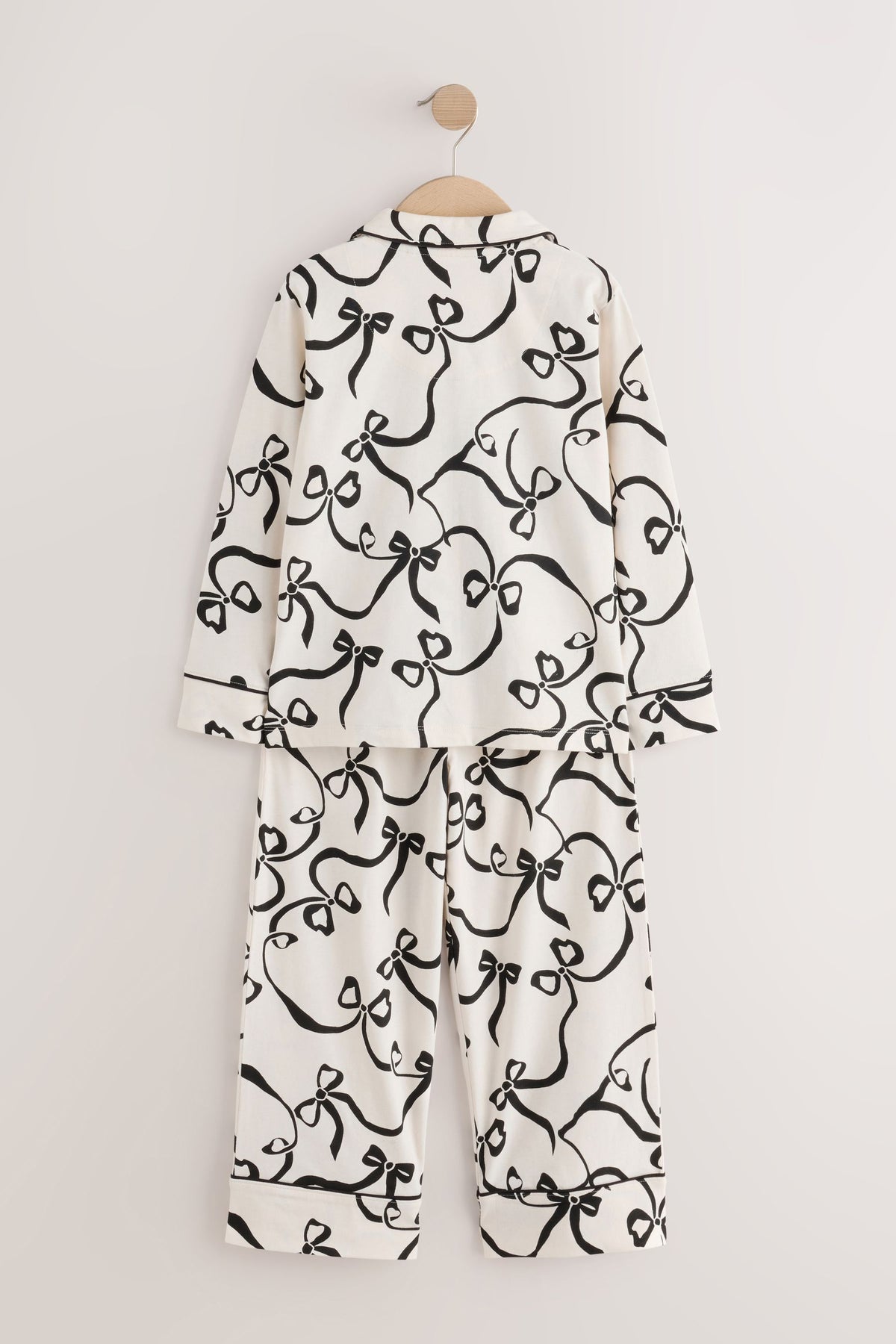 Pijamale cu butoni albi/negru din jerse - Multi, Fete, 3 ani - 16 ani, NEXT - imagine 9