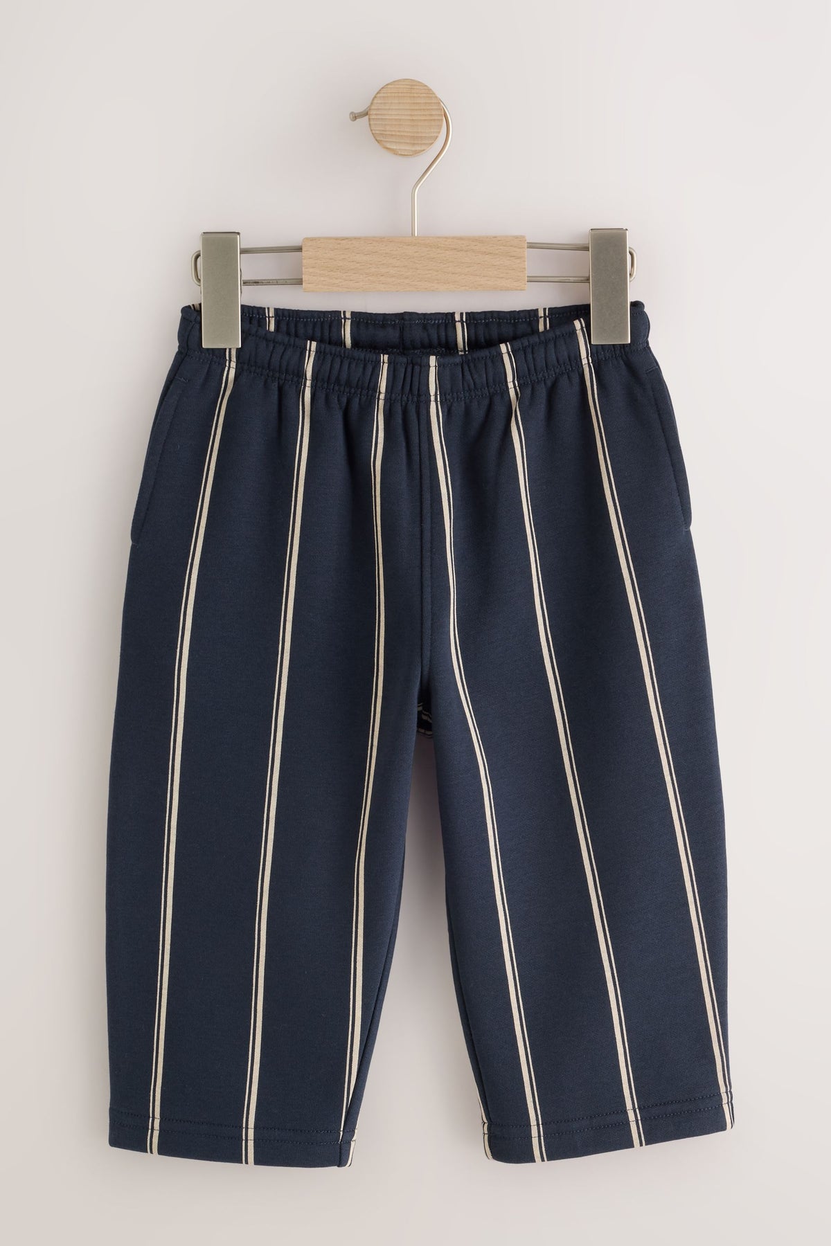 Pantaloni de trening cu dungi navy - Albastru, Băieți, 3-6 luni - 6-7 ani, NEXT