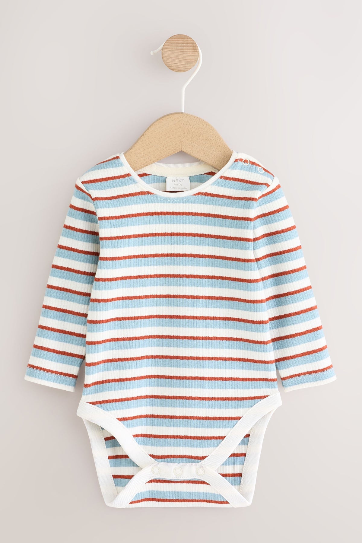 Blue Milk Club Denim Dungaree and Textured Bodysuit Baby Set - Blue, Newborn, Up To 1Mth - 1.5-2 Yrs, NEXT - imagine 10