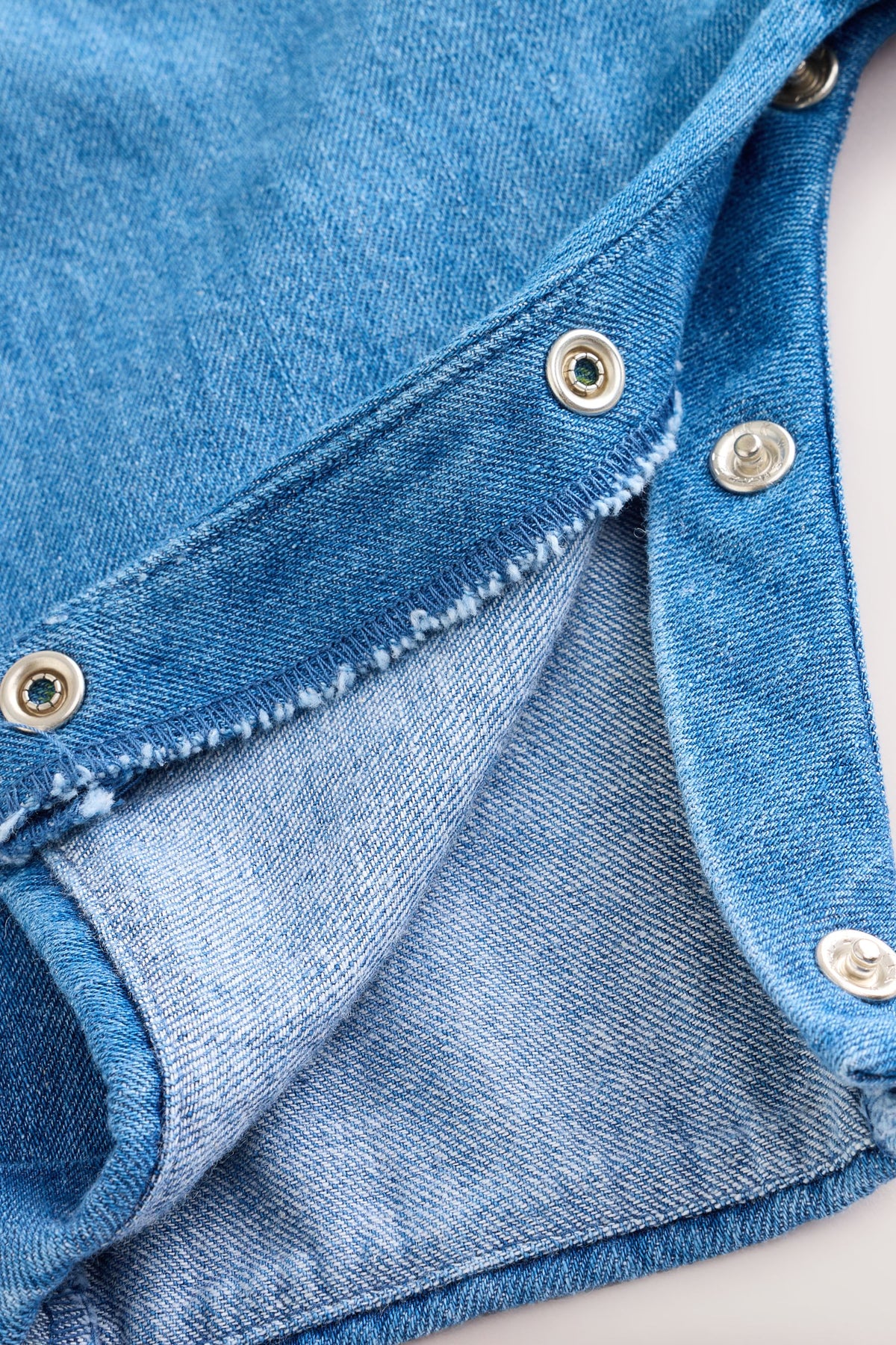 Blue Milk Club Denim Dungaree and Textured Bodysuit Baby Set - Blue, Newborn, Up To 1Mth - 1.5-2 Yrs, NEXT - imagine 11