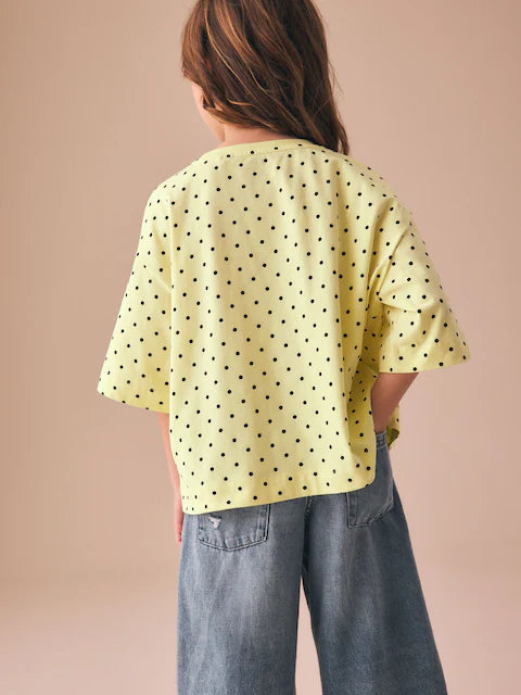 Tricou oversized pentru fete, NEXT