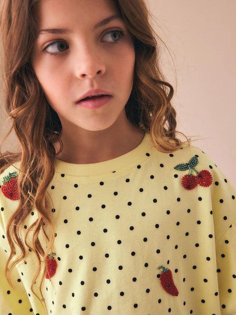 Tricou oversized pentru fete, NEXT