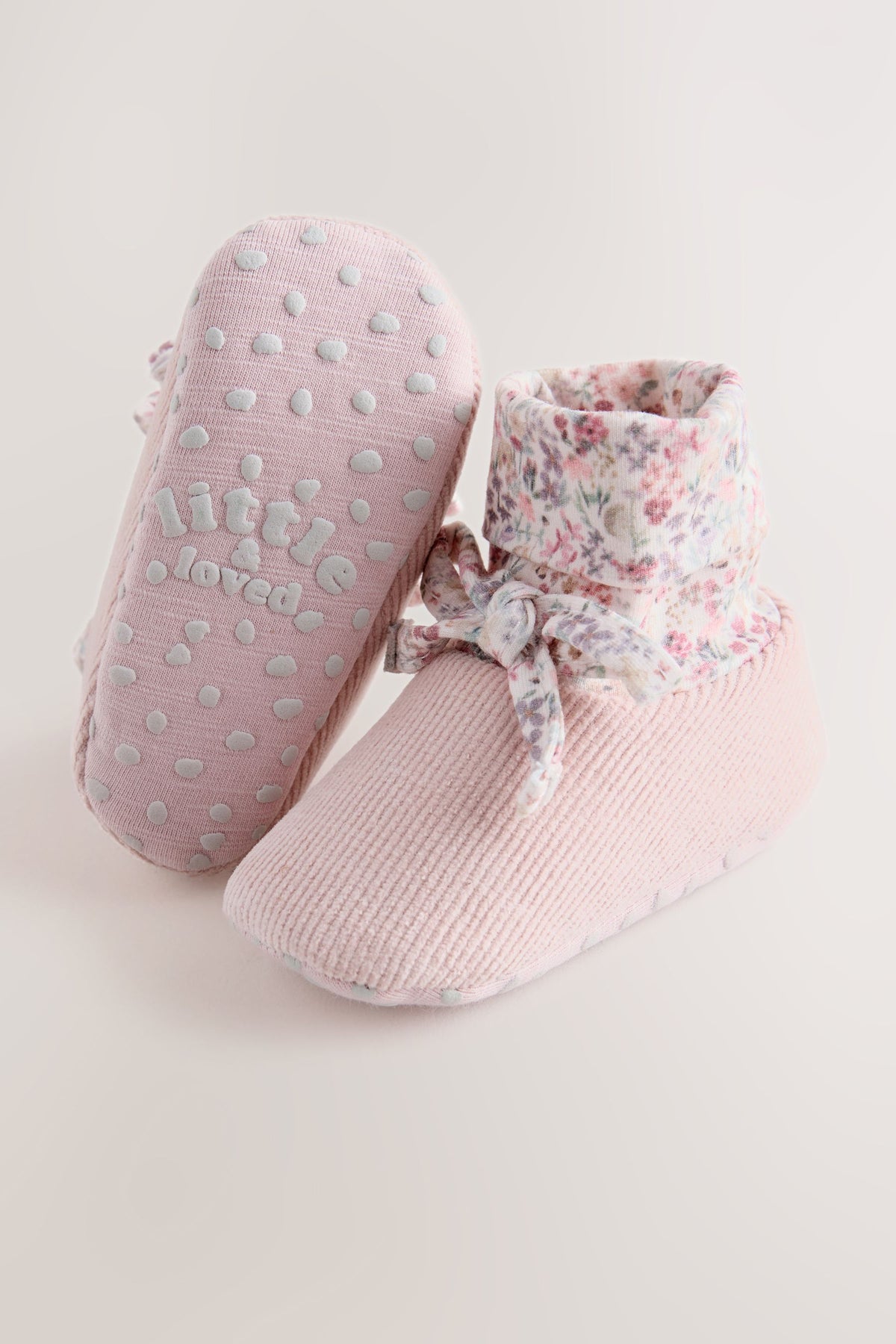 Botine cu Vârf de Sosete Roz Floral - Roz, Fete, 0-3 luni - 12-18 luni, NEXT - imagine 8