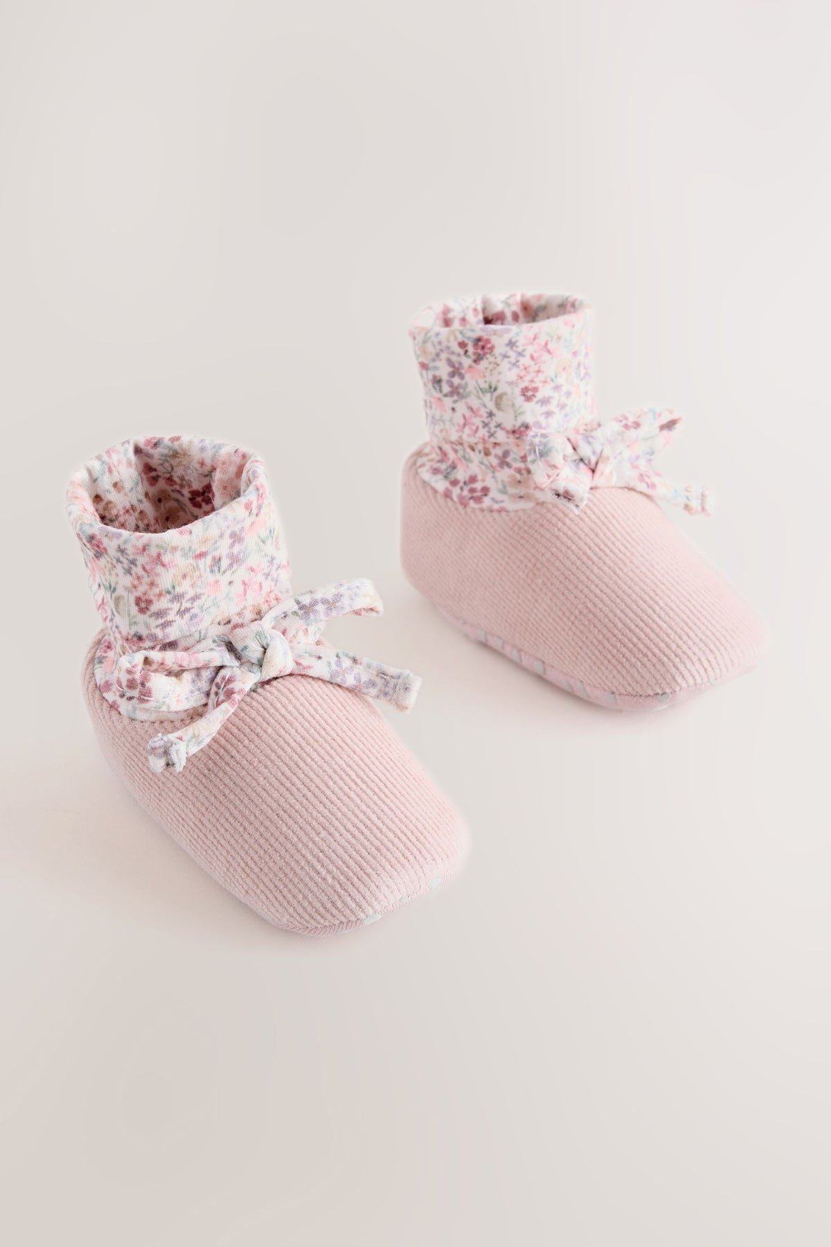 Botine cu Vârf de Sosete Roz Floral - Roz, Fete, 0-3 luni - 12-18 luni, NEXT - imagine 9