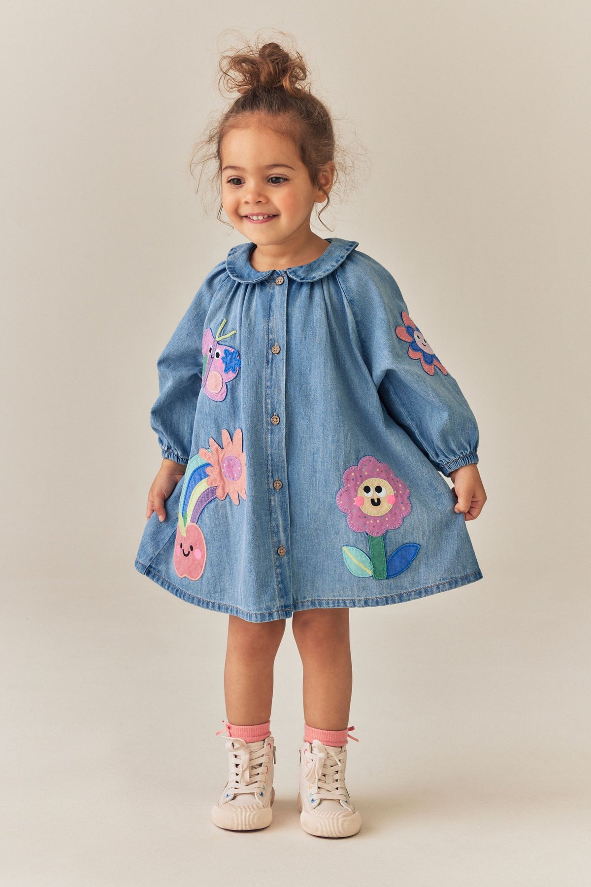 Denim Albastru - Denim Albastru, Fete, 3-6 luni - 7-8 ani, NEXT - imagine 2