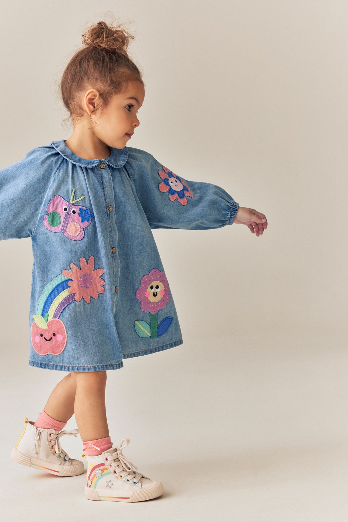 Denim Albastru - Denim Albastru, Fete, 3-6 luni - 7-8 ani, NEXT - imagine 5