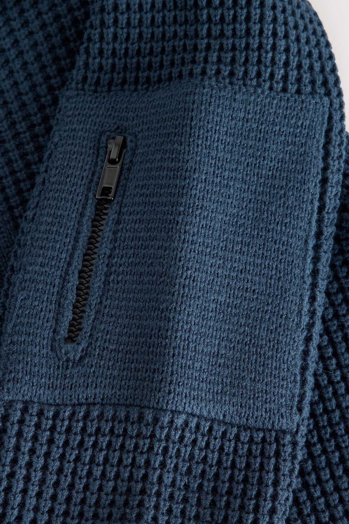 Cardigan utility cu fermoar – albastru indigo, băieți, 3 ani - 16 ani, NEXT