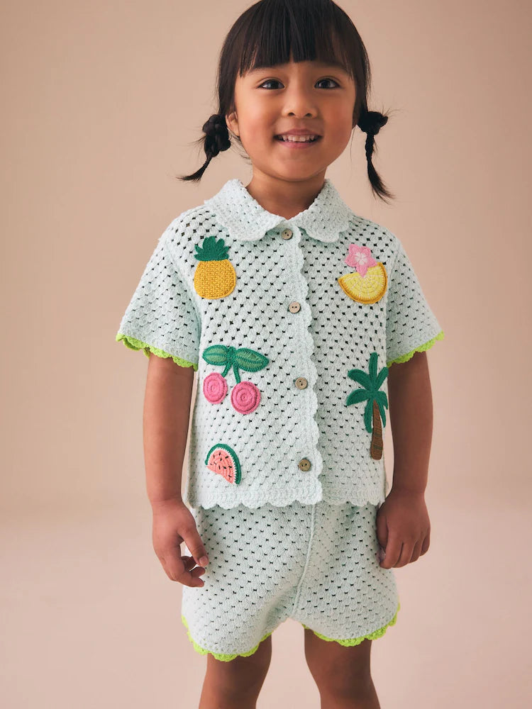 SHIRT SET RESORT EMB