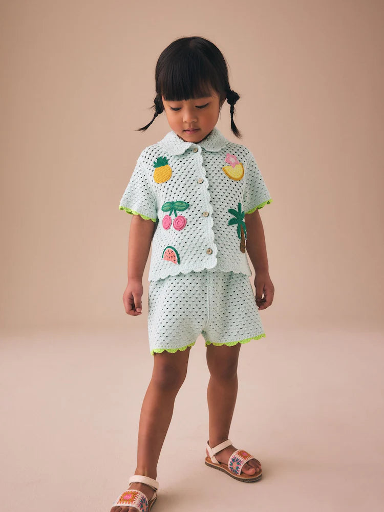 SHIRT SET RESORT EMB