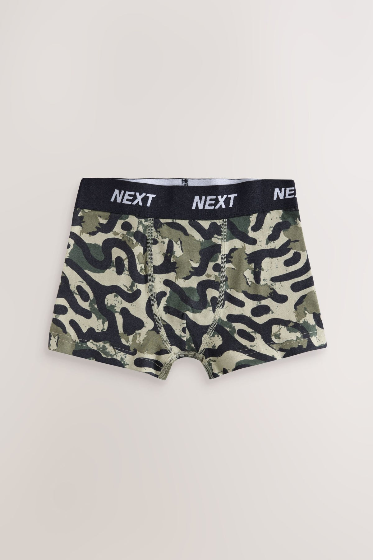 Boxeri Camo Negru/Verde Set de 5 - Negru/Verde, Băieți, 3-4 ani - 15-16 ani, NEXT - imagine 4
