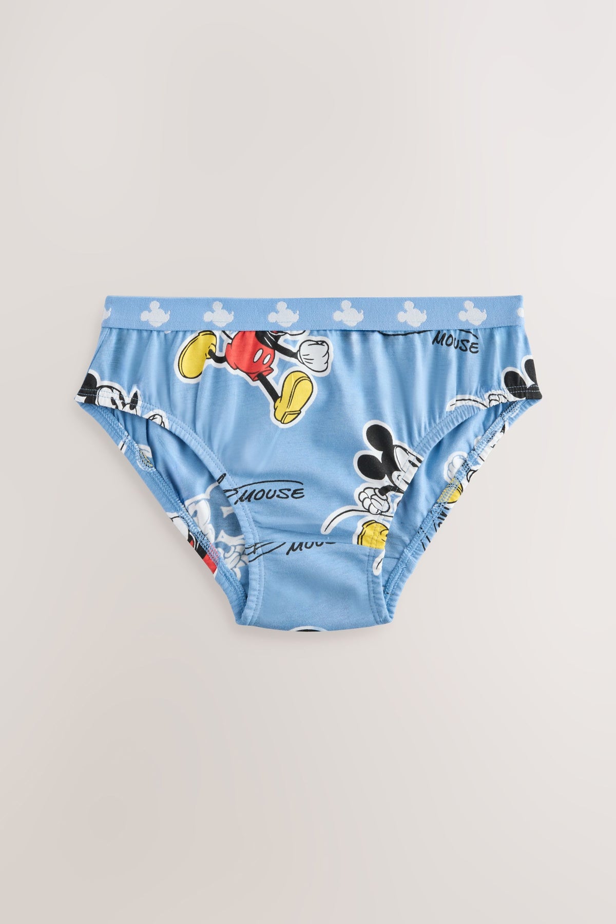 Set 5 chiloți Mickey Mouse – albastru/alb, băieți, 1,5-2 ani - 9-10 ani, NEXT - imagine 5