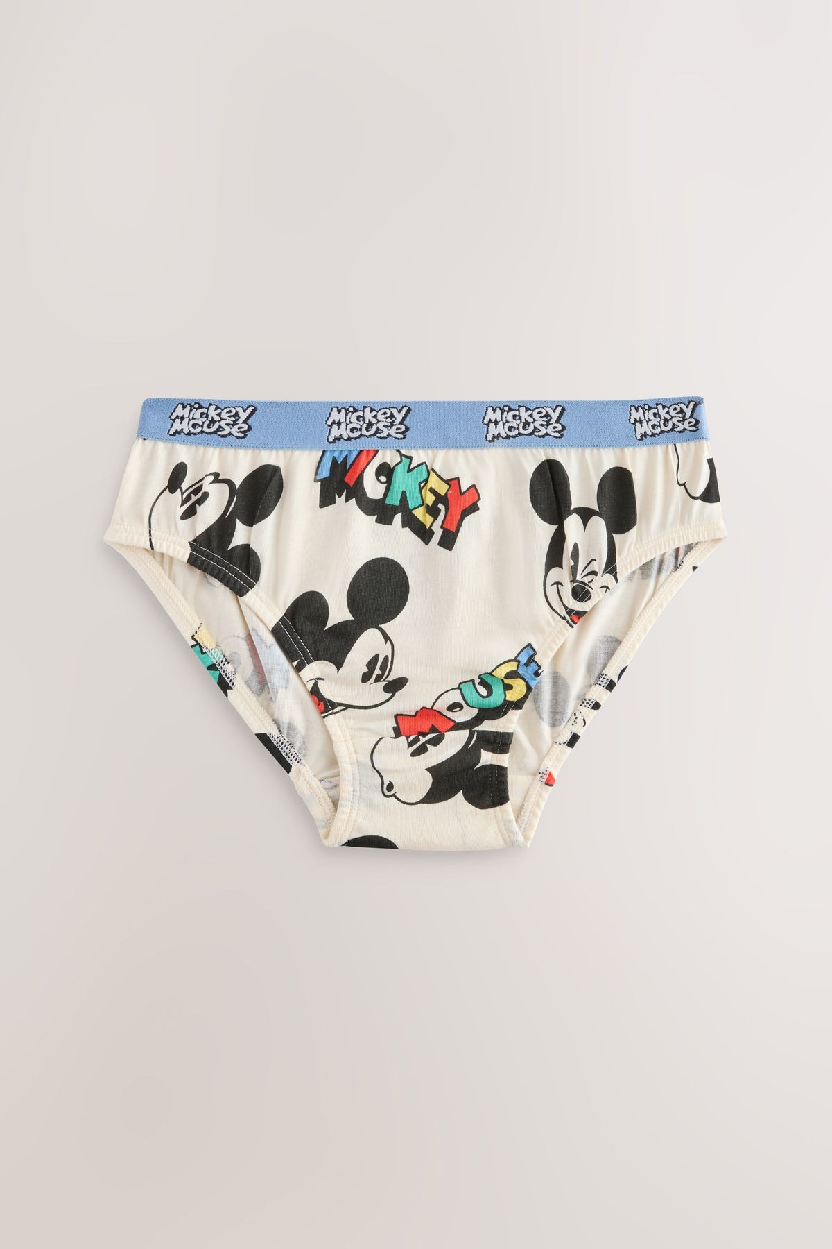 Set 5 chiloți Mickey Mouse – albastru/alb, băieți, 1,5-2 ani - 9-10 ani, NEXT - imagine 9