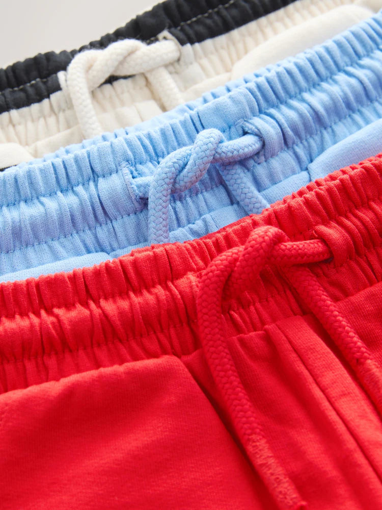 3PK SHRT RED BLU STR
