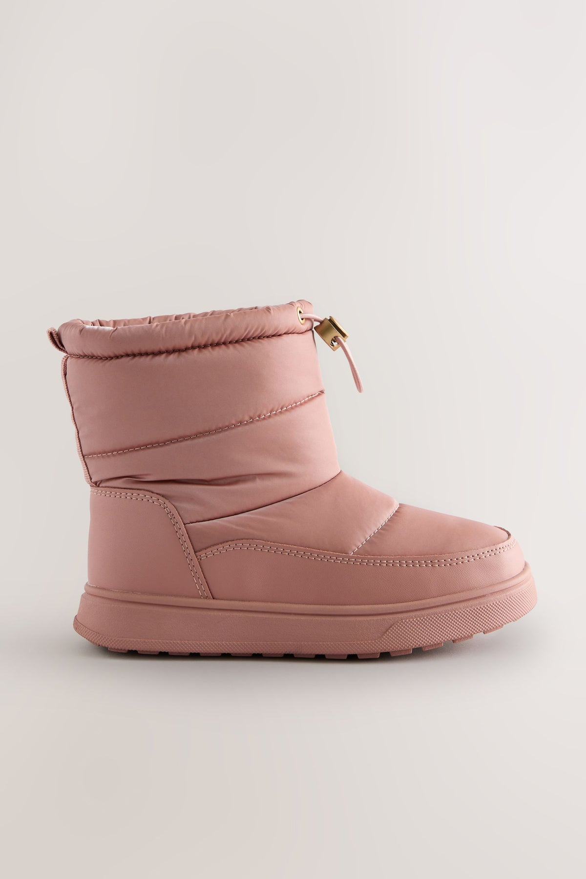 Cizme Matlasate Standard Fit (F) Roz - Roz, Fete, 9 EU 26.5 - 7 EU 41, NEXT - imagine 2