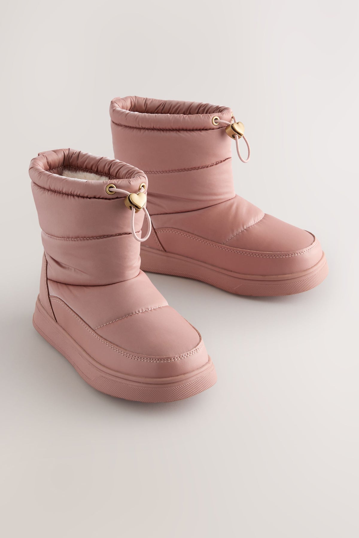 Cizme Matlasate Standard Fit (F) Roz - Roz, Fete, 9 EU 26.5 - 7 EU 41, NEXT - imagine 7