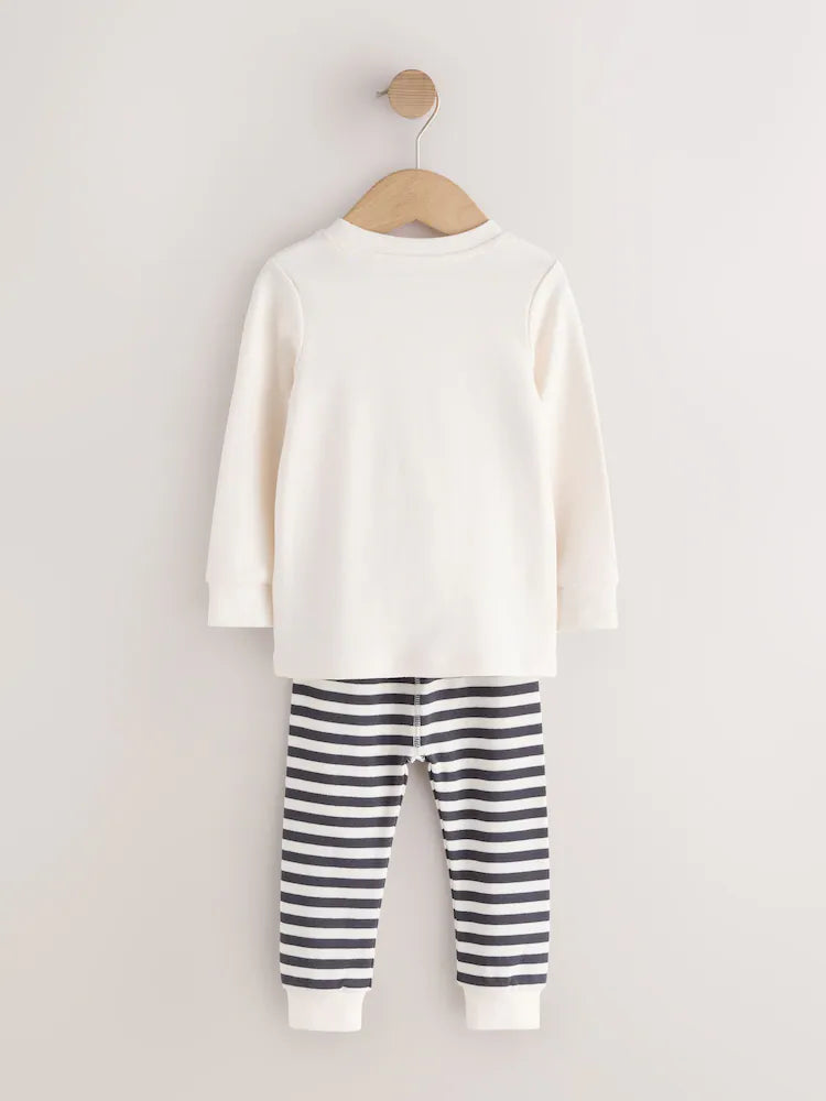 Set pijamale Halloween– alb/negru, fete, 9-12 luni - 7-8 ani, NEXT