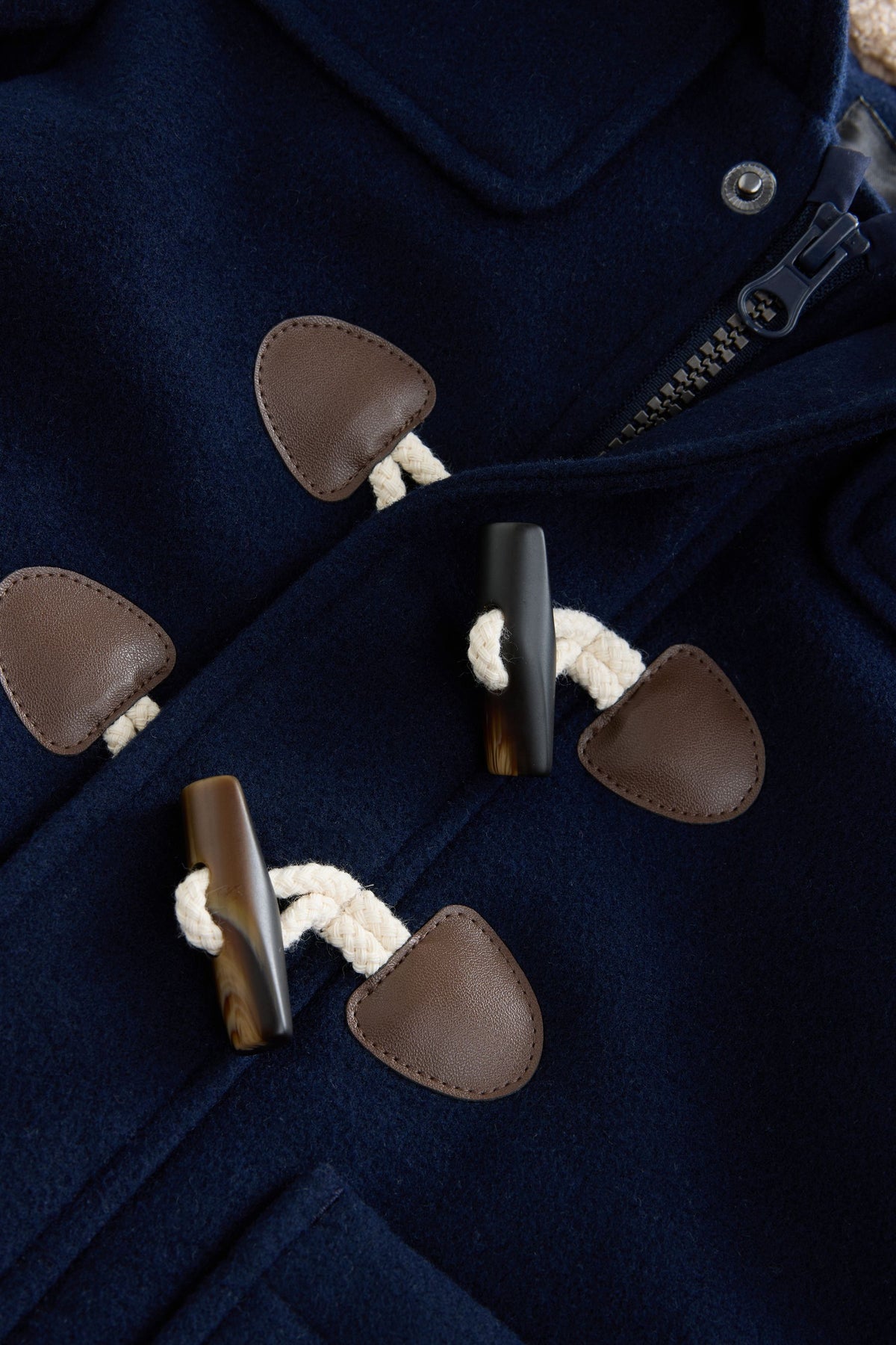 Palton Duffle cu Toggle Navy - Albastru, Băieți, 3-6 luni - 6-7 ani, NEXT - imagine 9