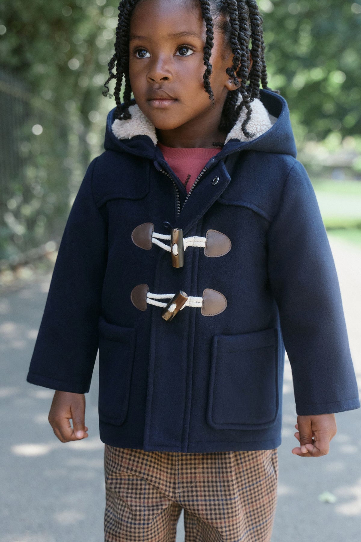Palton Duffle cu Toggle Navy - Albastru, Băieți, 3-6 luni - 6-7 ani, NEXT - imagine 3