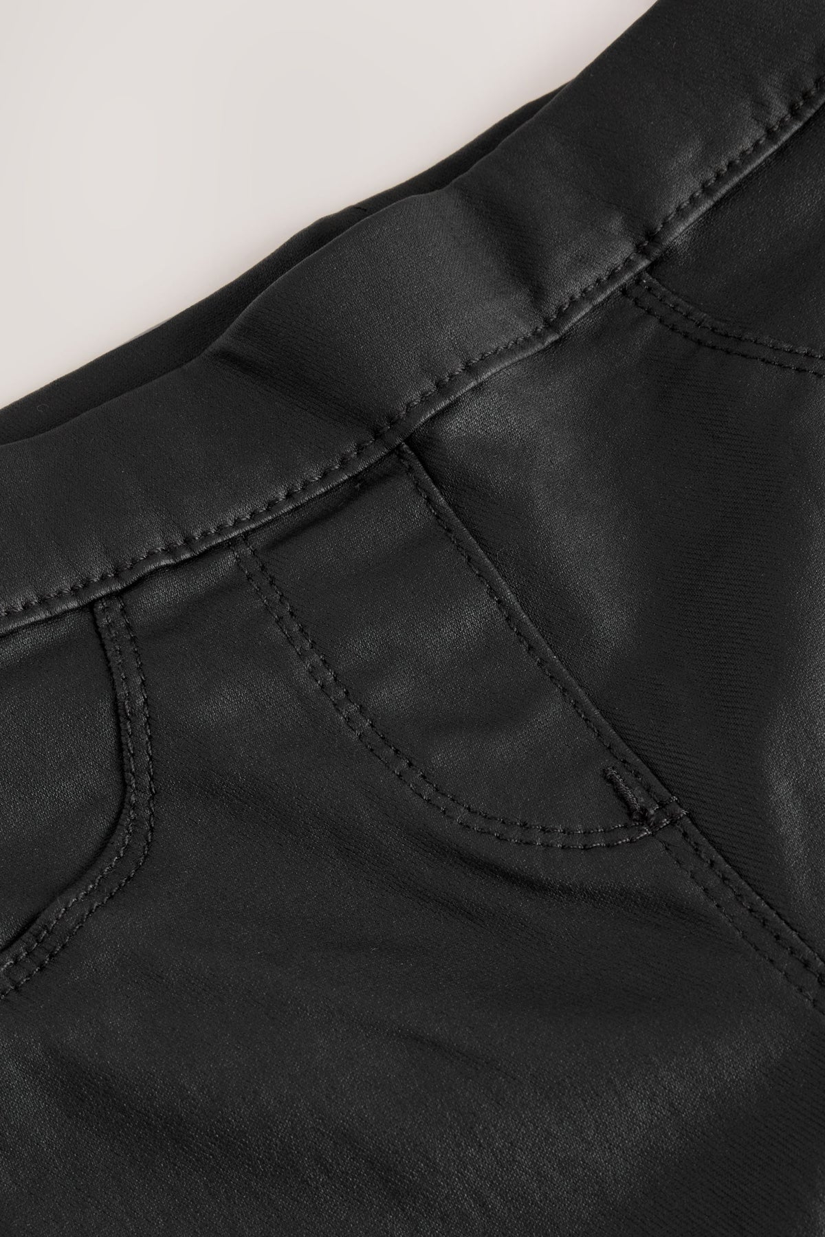 Pantaloni Skinny Acoperiți Negri - Negru, Fete, 3 ani - 16 ani, NEXT - imagine 4