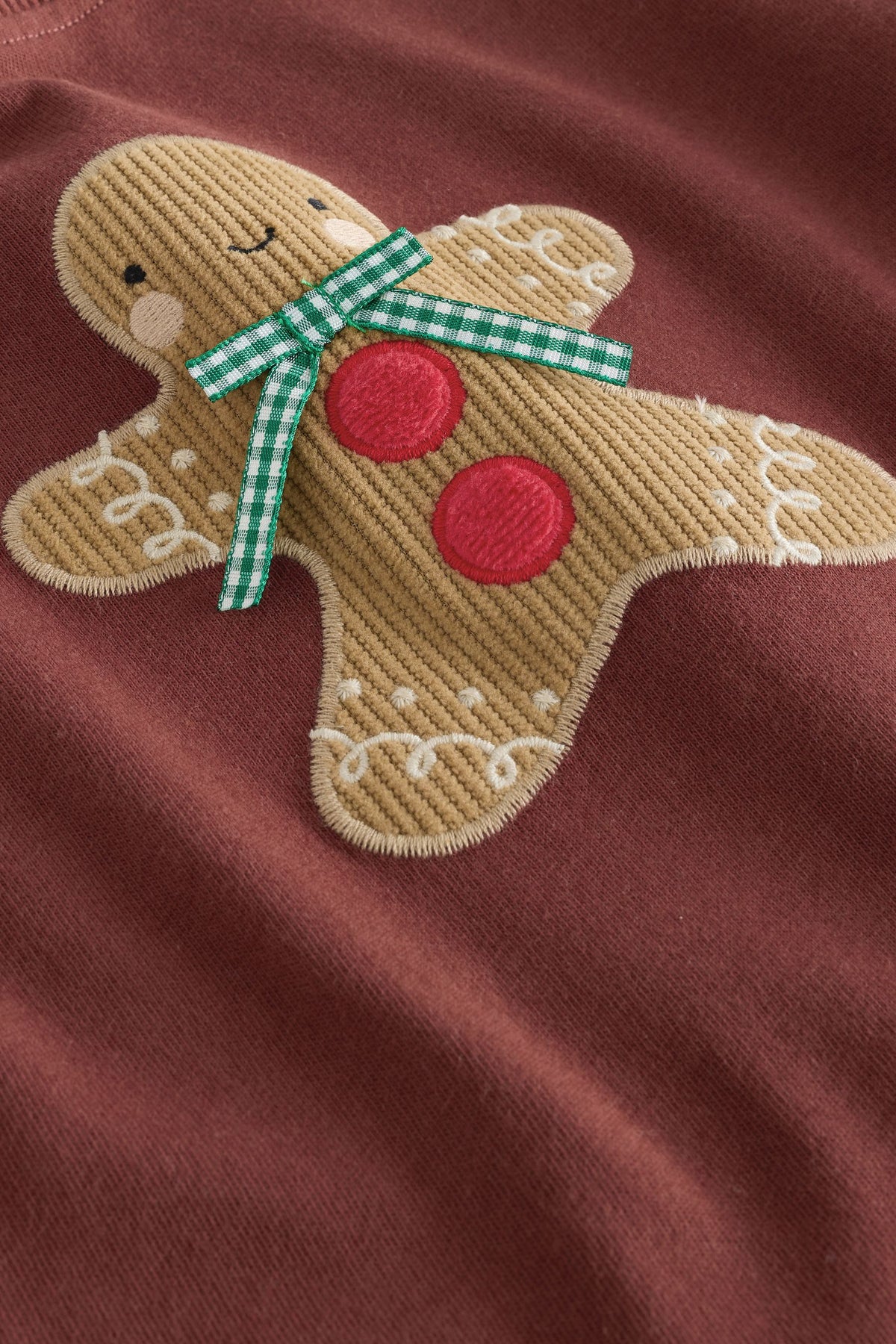 Pijamale de Crăciun cu Carouri de Turta Dulce - Roșu, Băieți, 9-12 luni - 9-10 ani, NEXT