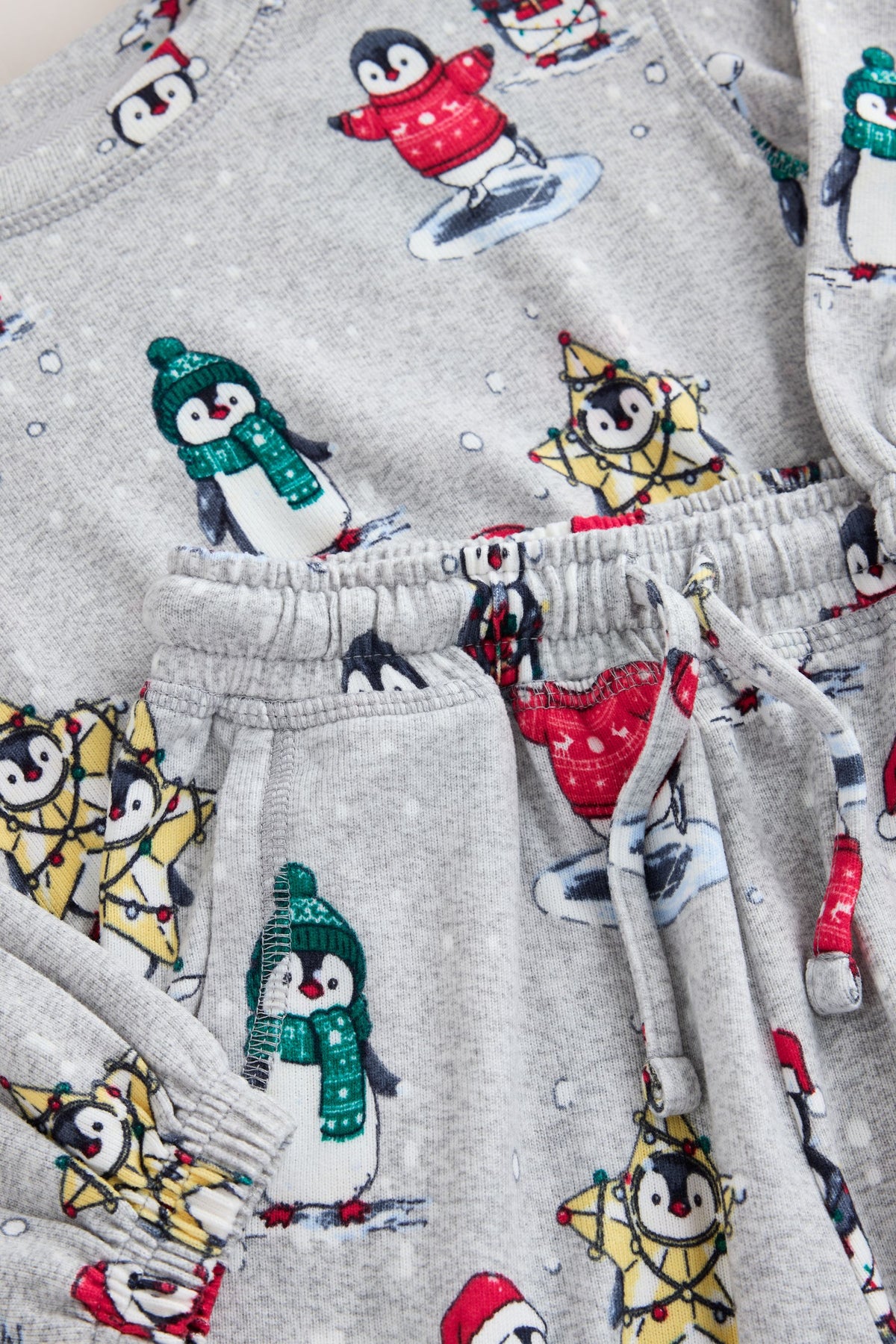 XMAS O1 JOG PENGU GR - Grey, Girls, 9-12 Mths - 16 Yrs, NEXT - imagine 9